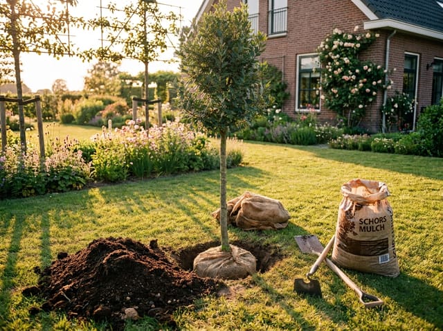 Bomen planten in de zomer